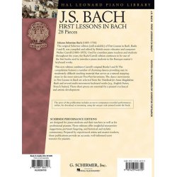 J.S. Bach: First Lessons In Bach (Book/CD)
