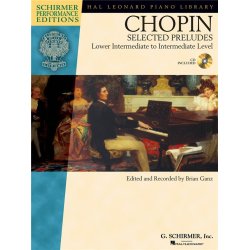 Frederic Chopin: Selected Preludes - Piano (Book And CD)