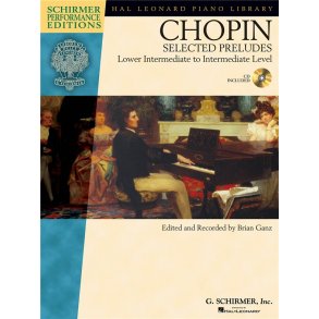 Frederic Chopin: Selected Preludes - Piano (Book And CD)