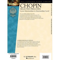 Frederic Chopin: Selected Preludes - Piano (Book And CD)