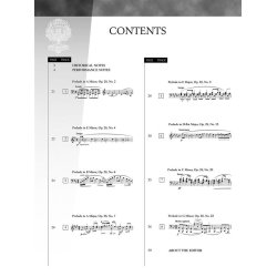 Frederic Chopin: Selected Preludes - Piano (Book And CD)