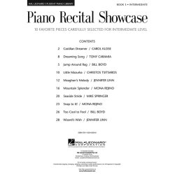 Piano Recital Showcase - Book Three: Intermediate Level