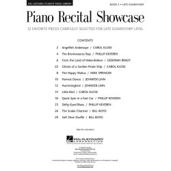 Piano Recital Showcase - Book Two: Late Elementary Level