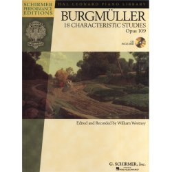 Johann Friedrich Burgmller: 18 Characteristic Studies Op.109 - Schirmer Performance Editions
