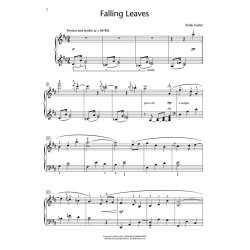 HAL LEONARD STUDENT PIANO LIBRARY CUSTER FALLING LEAVES PF BK
