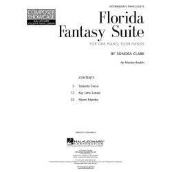 Sondra Clark: Florida Fantasy Suite (One Piano, Four Hands)