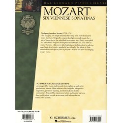 W.A. Mozart: Six Viennese Sonatinas - Schirmer Performance Edition