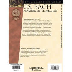 J.S. Bach: Nineteen Little Preludes (Schirmer Performance Edition)