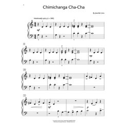 Hlspl Showcase Solos Linn Jennifer Chimichanga Cha-Cha Lvl2 Piano Book