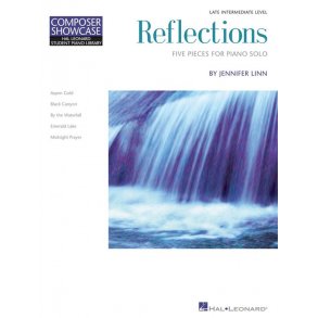 HAL LEONARD STUDENT PIANO LIBRARY LINN JENNIFER REFLECTIONS PF BK