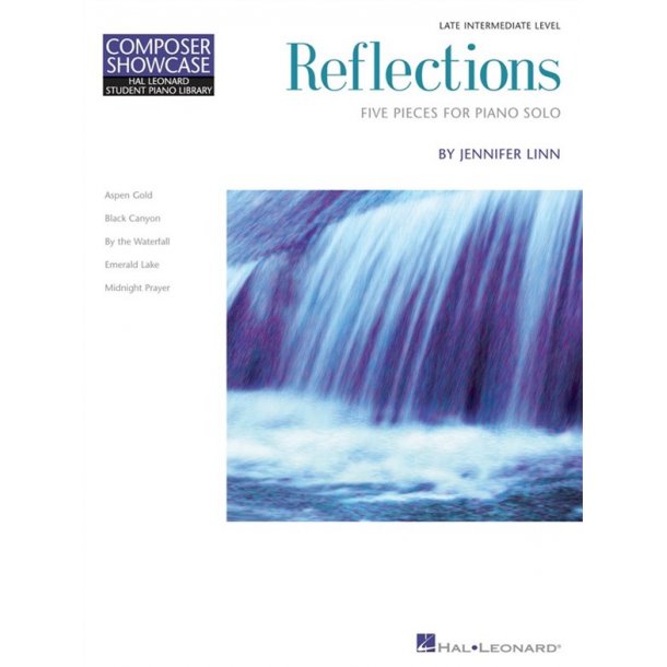 HAL LEONARD STUDENT PIANO LIBRARY LINN JENNIFER REFLECTIONS PF BK