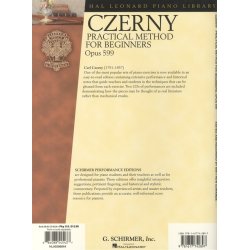 Carl Czerny: Practical Method For Beginners Op.599 (Schirmer Performance Edition)