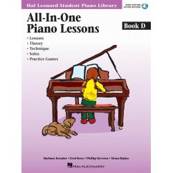 HLSPL All-In-One Piano Lessons Book D (Book/Audio)