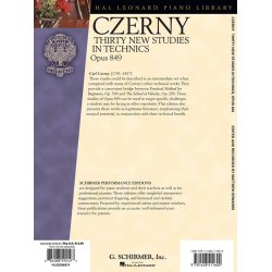 Carl Czerny: Thirty New Studies In Technics Op.849 (Schirmer Performance Edition)