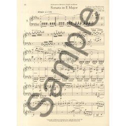 Ludwig Van Beethoven: Piano Sonata No.9 In E Op.14 No.1 (Schirmer Performance Edition)
