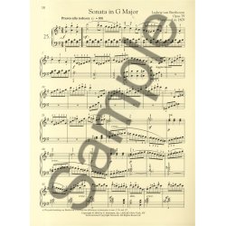 Ludwig Van Beethoven: Piano Sonata No.25 In G Op.79 (Schirmer Performance Edition)