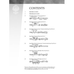 Felix Mendelssohn: Selections From Songs Without Words (Schirmer Performance Edition)