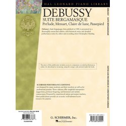 Debussy: Suite Bergamasque (Book/CD)