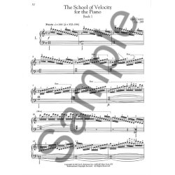 Carl Czerny: The School Of Velocity For The Piano, Op.299, Books 1 And 2 (Schirmer Performance Edition)