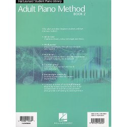 Hal Leonard Adult Piano Method: Lessons, Solos, Technique &amp; Theory Book 2