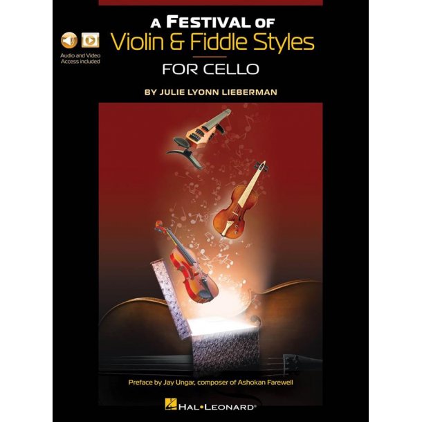 A Festival of Violin & Fiddle Styles for Cello : Book with Audio and Video Access