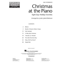Christmas at the Piano : 8 Holiday Favorites Popular Songs Series