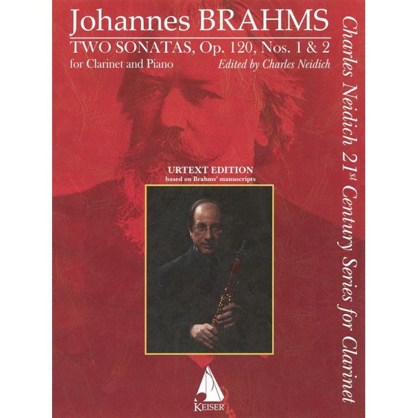 Two Sonatas, Op. 120, No. 1 & 2 : for Clarinet and Piano