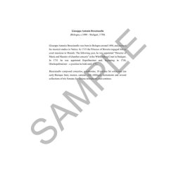 Trio Sonata No. 1 for Two Flutes & Basso Continuo : (Realized for Piano)