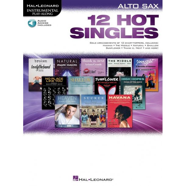 12 Hot Singles - Alto Sax