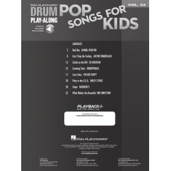 Pop Songs for Kids : Drum Play-Along Volume 53