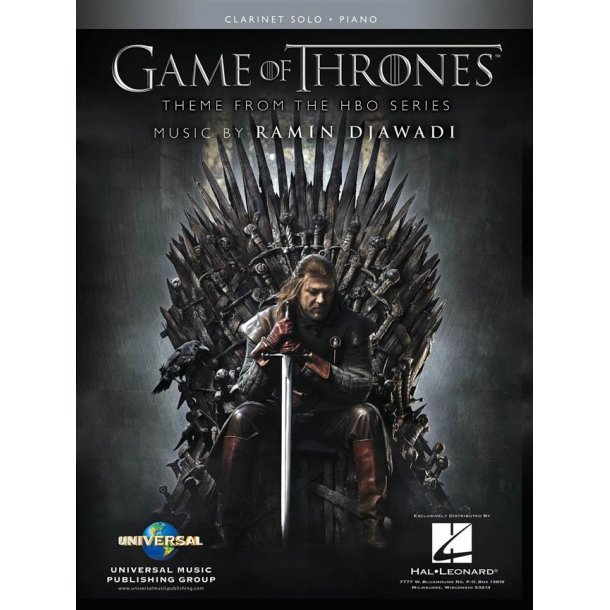 Game of Thrones for Clarinet and Piano : Theme from the HBO Series