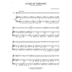 Game of Thrones for Clarinet and Piano : Theme from the HBO Series