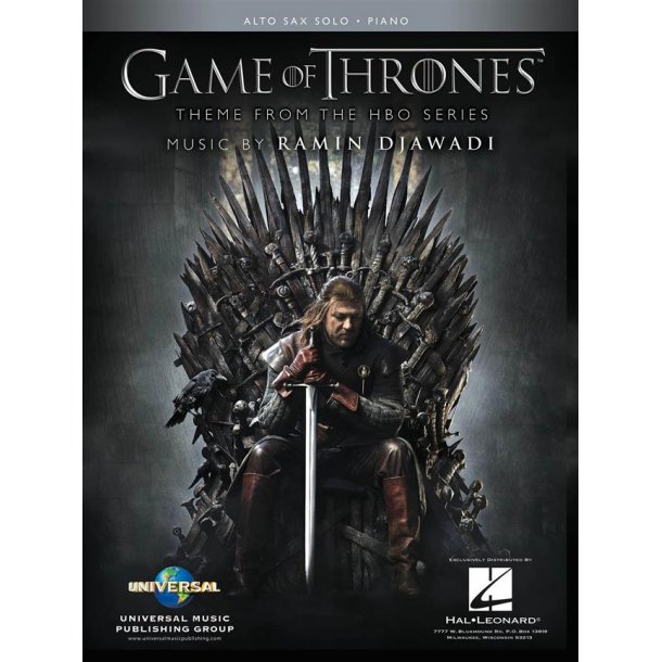 Game of Thrones for Alto Sax and Piano : Theme from the HBO Series