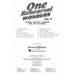 One Rehearsal Wonders, Volume 5 : Almost Instant Anthems for Any Occasion