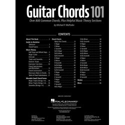 Guitar Chords 101 : Over 800 Common Chords, Plus Helpful Music Theory Sections