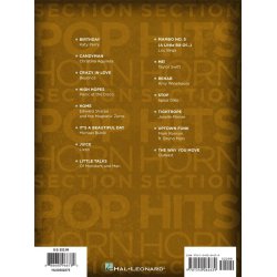 Pop Hits Horn Section : Note-for-Note Transcriptions