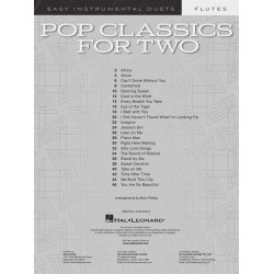 Pop Classics For Two - Easy Duets - Flute