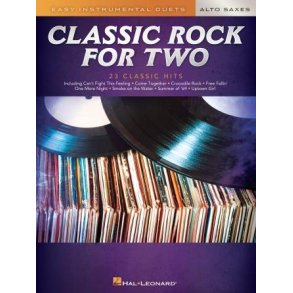 Classic Rock for Two Alto Saxes : Easy Instrumental Duets