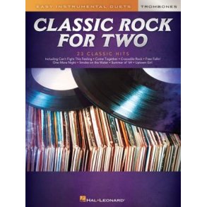 Classic Rock for Two Trombones : Easy Instrumental Duets