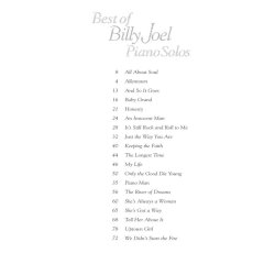 Billy Joel: Best Of Billy Joel Piano Solos