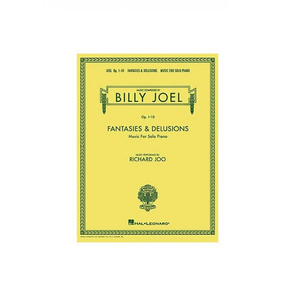 Billy Joel: Fantasies And Delusions (Op.1-10)