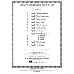 Billy Joel: Fantasies And Delusions (Op.1-10)