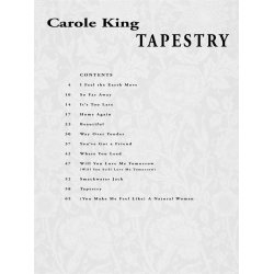 Carole King: Tapestry (Easy Piano)