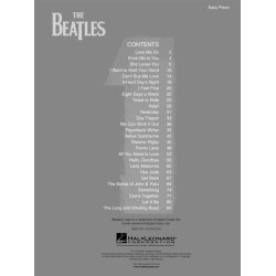 The Beatles: 1 (Easy Piano)
