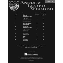Beginning Piano Solo Play-Along Volume 8: Andrew Lloyd Webber