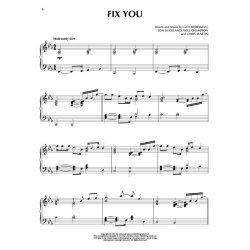 COLDPLAY FOR PIANO SOLO PF BK