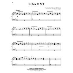 COLDPLAY FOR PIANO SOLO PF BK