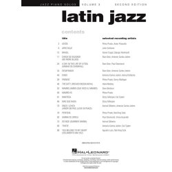 Jazz Piano Solos Volume 3: Latin Jazz - Second Edition