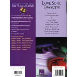 Easy Piano CD Play-Along Volume 6: Love Song Favourites