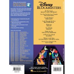 Easy Piano CD Play-Along Volume 11: Disney Blockbusters